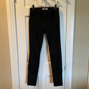 Madewell black skinny jeans